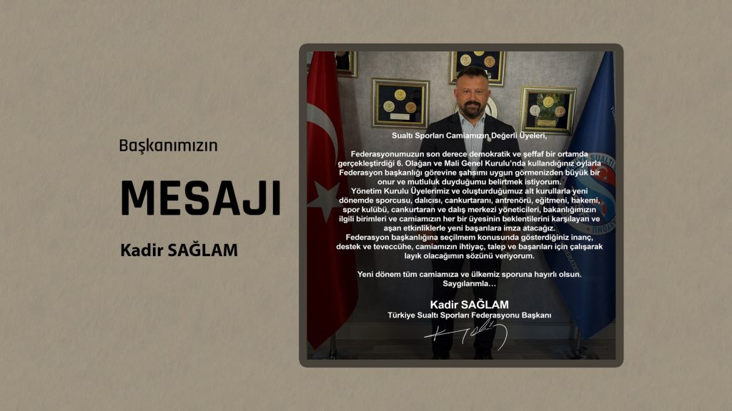 TSSF Başkanımızdan Duyuru